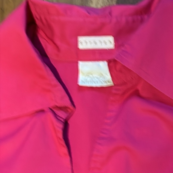Lot-Women’s Ann Taylor silk blouse, lavender, fuchsia, white.30% off all bundles - Picture 15 of 15
